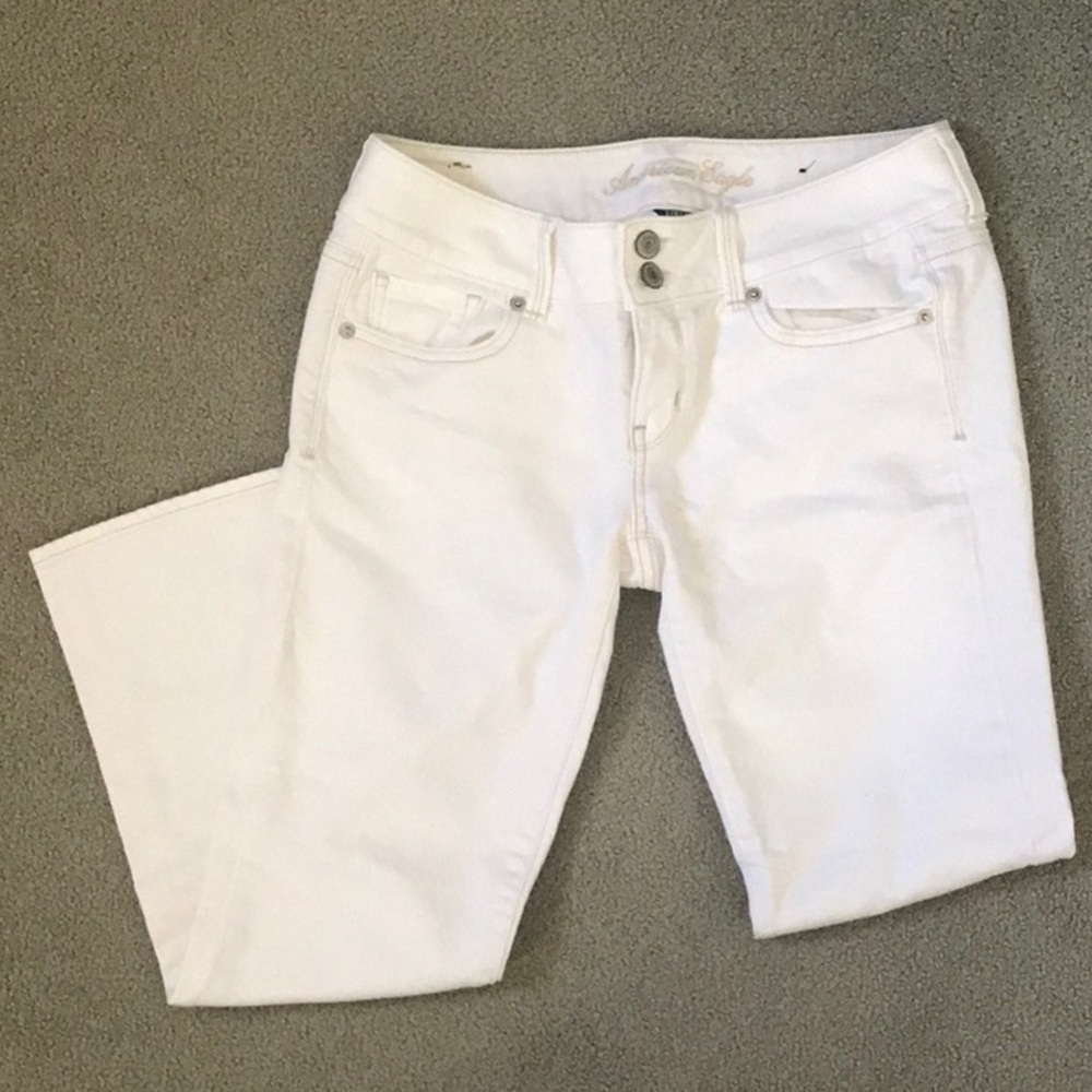 American Eagle White Artist Jeans